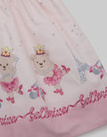 Pipiniko Short Sleeve Midi Dress Print Bordir Ballerina