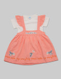 Pipiniko Short Sleeve Midi Dress Newborn Overall Sweet Cutie