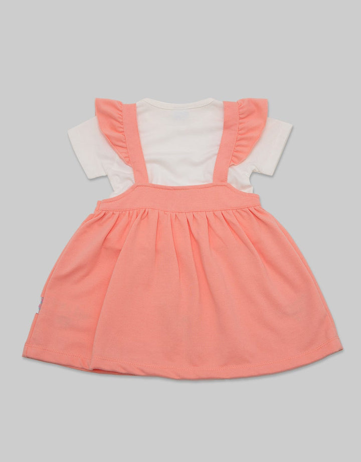Pipiniko Short Sleeve Midi Dress Newborn Overall Sweet Cutie