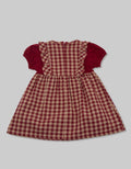 Pipiniko Check Ruffle Midi Dress Anak Perempuan