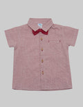 Pipiniko Shirt Red With Dasi
