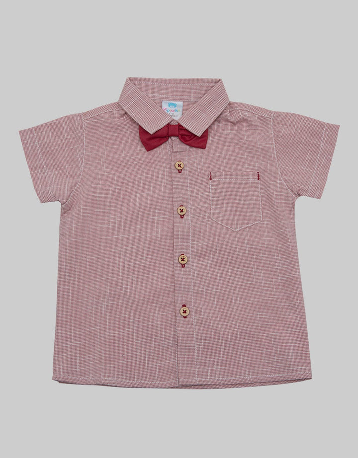 Pipiniko Shirt Red With Dasi
