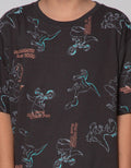Aero Cool Dino Kaos Kasual Anak Laki-laki