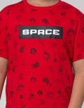 Aero Short Sleeve T-Shirt Print Space