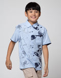Aero Short Sleeve Shirt Print Astronot