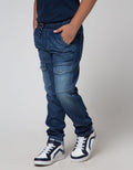 Aero Denim Pocket Boys Long Pants