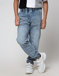 Aero Pants Denim Sandwash Scrap Spray