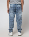 Aero Pants Denim Sandwash Scrap Spray