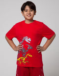 Aero Trio Dino Print Kaos Anak Laki-Laki