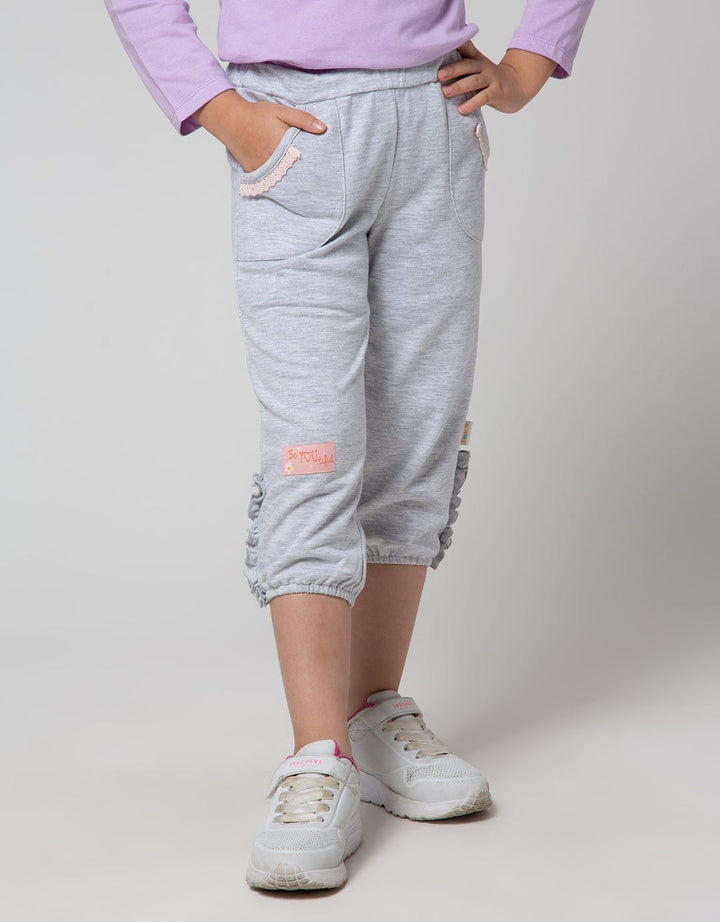 Little M Giraffe Girls Crop Pants