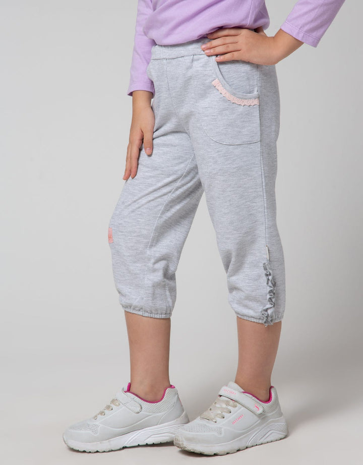 Little M Giraffe Girls Crop Pants
