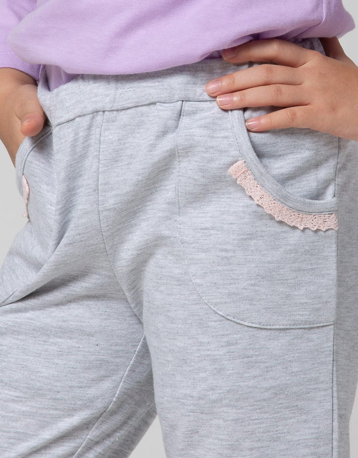 Little M Giraffe Girls Crop Pants