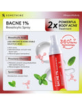 Somethinc Bacne 1% Biosalicylic Spray 50ml