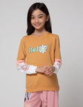 Aero Daisy Print Sweater Anak Perempuan