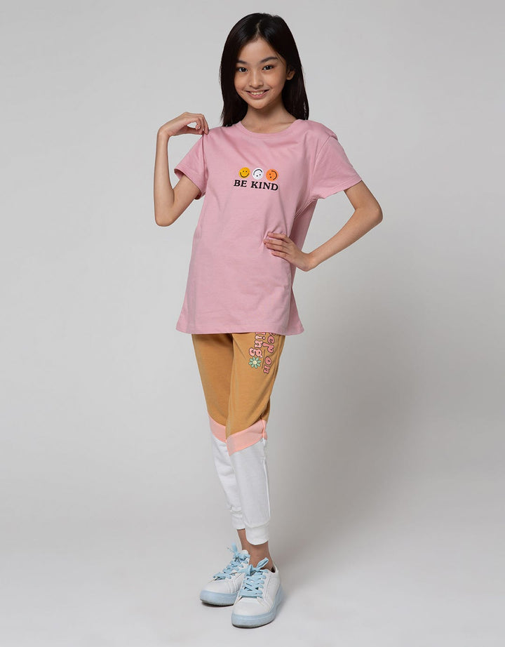 Aero Daisy Print Celana Jogger Anak Perempuan