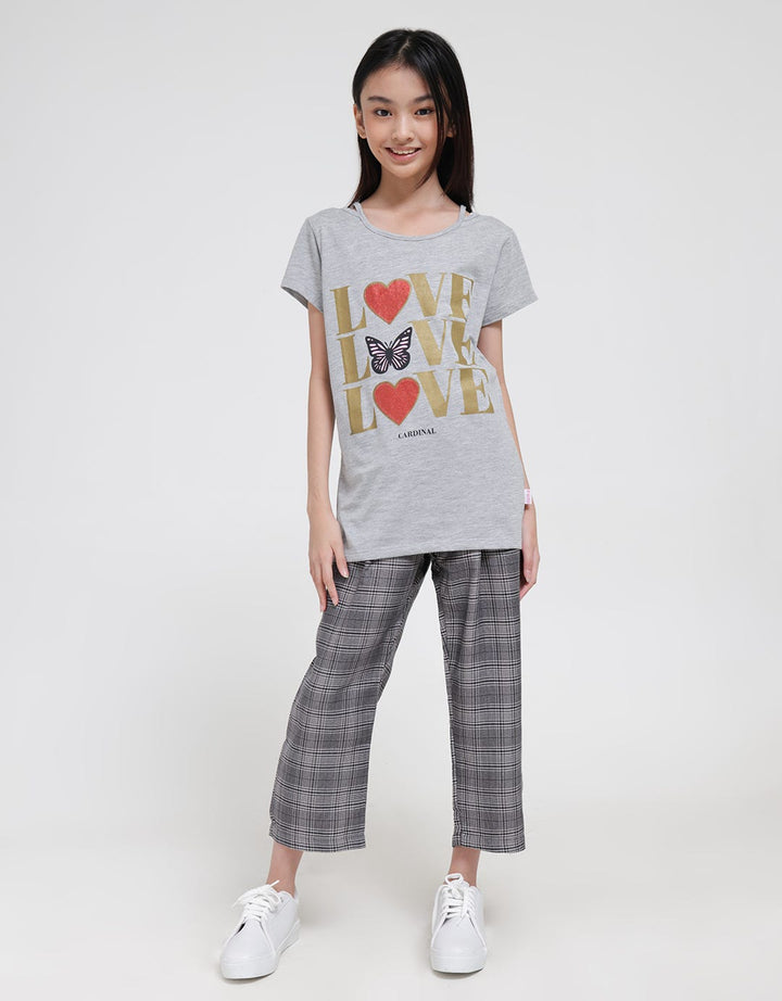 Cardinal Kids Girl Plaid Motif Pants