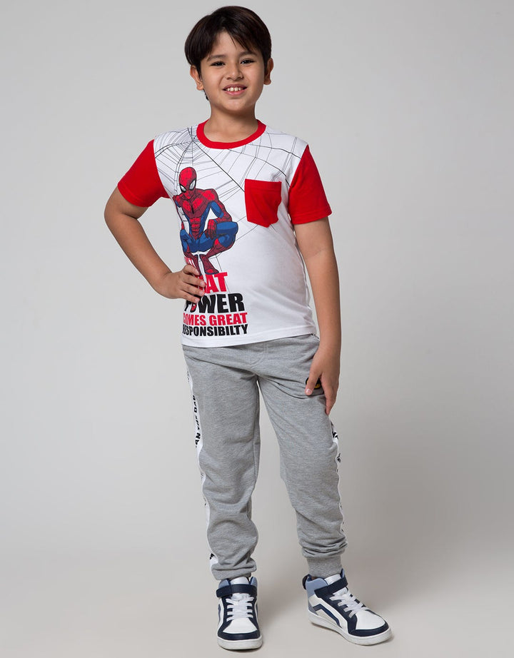 Marvel Short Sleeve T-Shirt Print Great Power