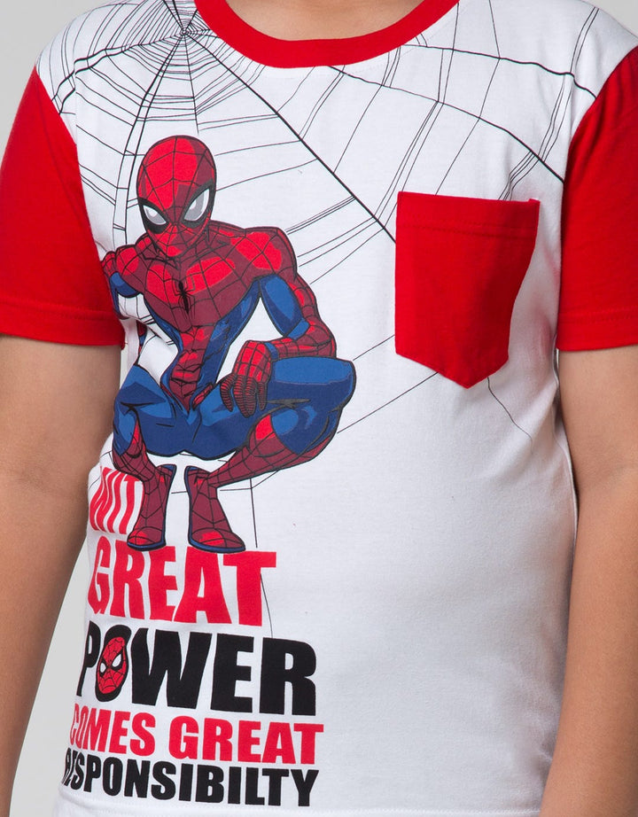 Marvel Short Sleeve T-Shirt Print Great Power