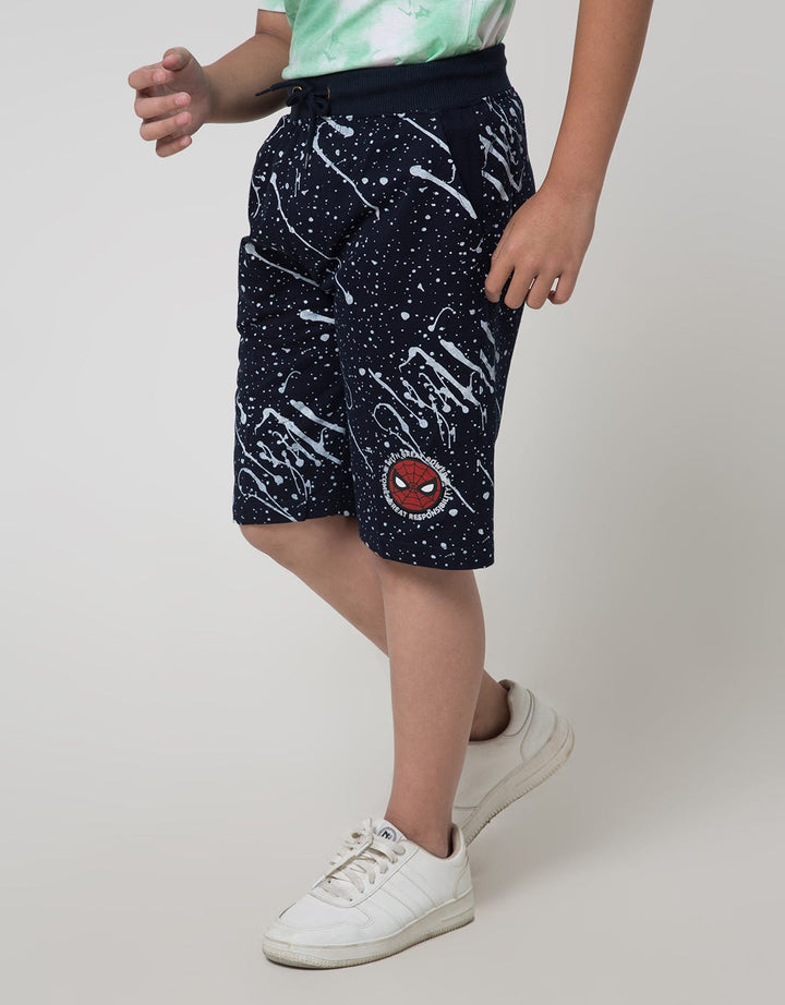 Marvel Shorts Pants Knit Spiderman Splash