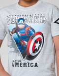 Marvel Short Sleeve T-Shirt Avenger Captain Amerika