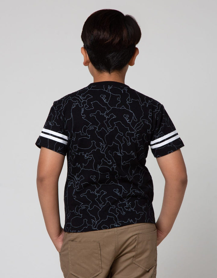 Marvel Outline Avg Stripe Kaos Anak Laki-Laki