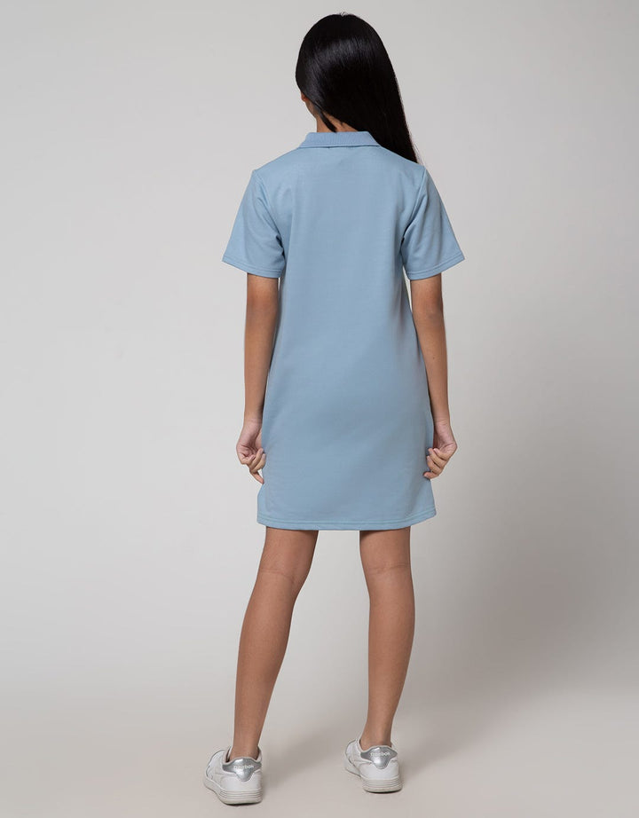 Nevada Sport Short Sleeve Midi Dress Polo Cut And Sewn