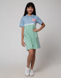 Nevada Sport Short Sleeve Midi Dress Polo Cut And Sewn