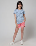 Nevada Side Print Celana Pendek Anak Perempuan