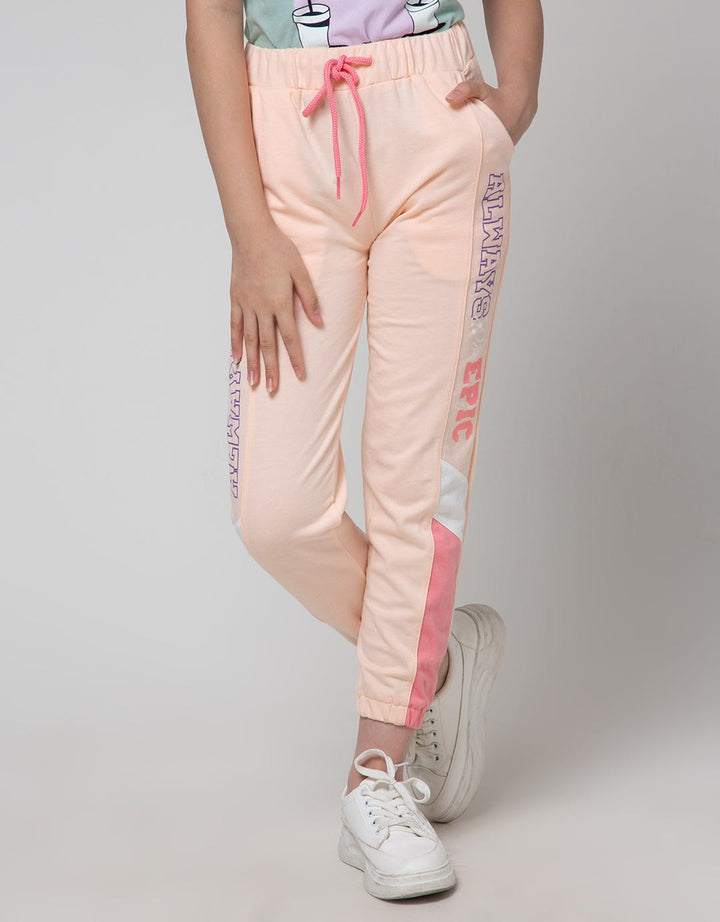 Nevada Sport Side Print Jogger Anak Perempuan