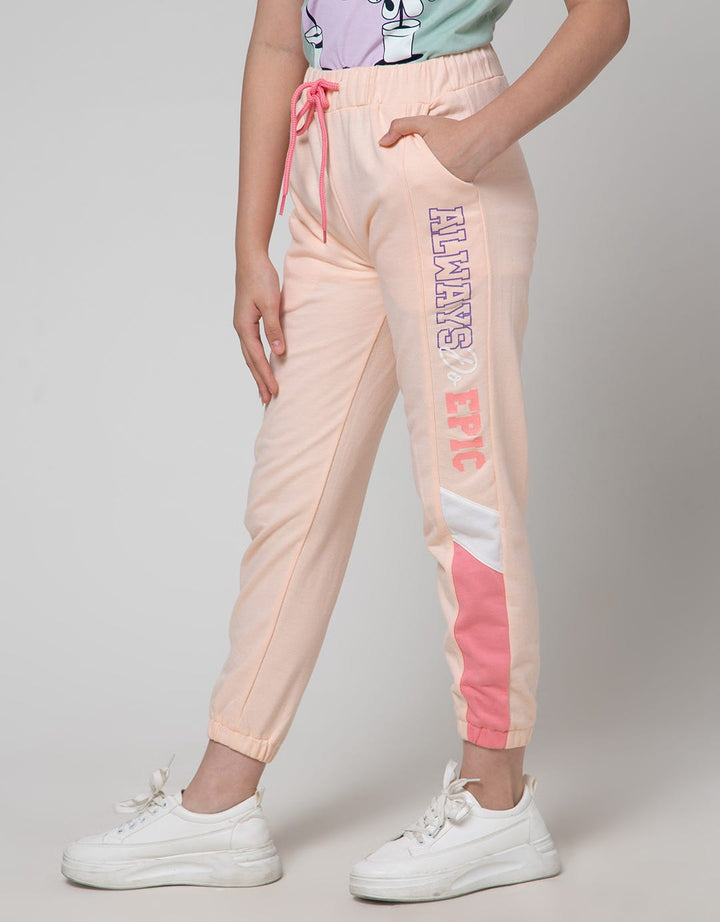 Nevada Sport Side Print Jogger Anak Perempuan