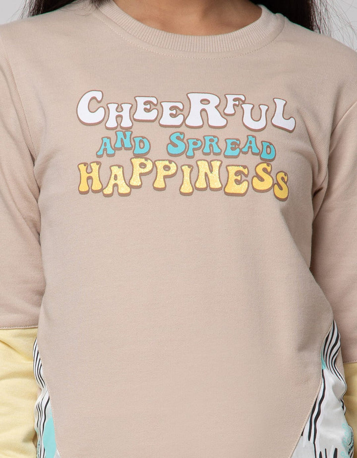 Nevada Sport Abs Print Sweater Anak Perempuan