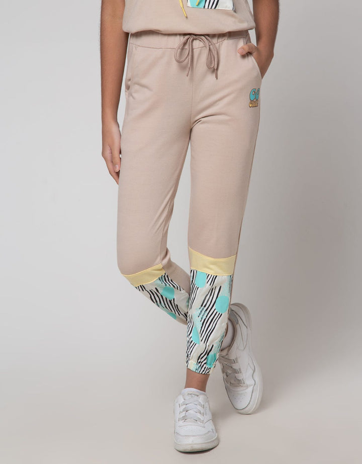 Nevada Sport Abstract Print Jogger Anak Perempuan