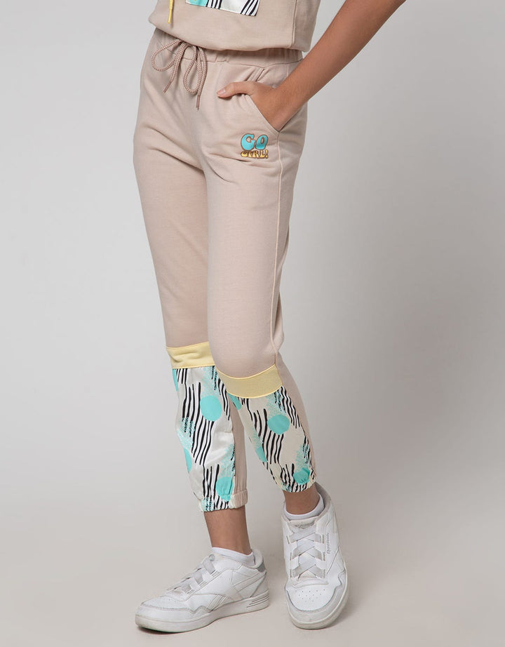 Nevada Sport Abstract Print Jogger Anak Perempuan