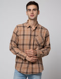 Details Long Sleeve Shirt Flannel Check