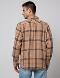 Details Long Sleeve Shirt Flannel Check