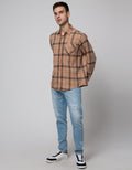 Details Long Sleeve Shirt Flannel Check