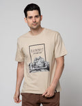 Details Short Sleeve Mountain Print T-Shirt