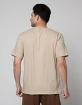 Details Short Sleeve Mountain Print T-Shirt
