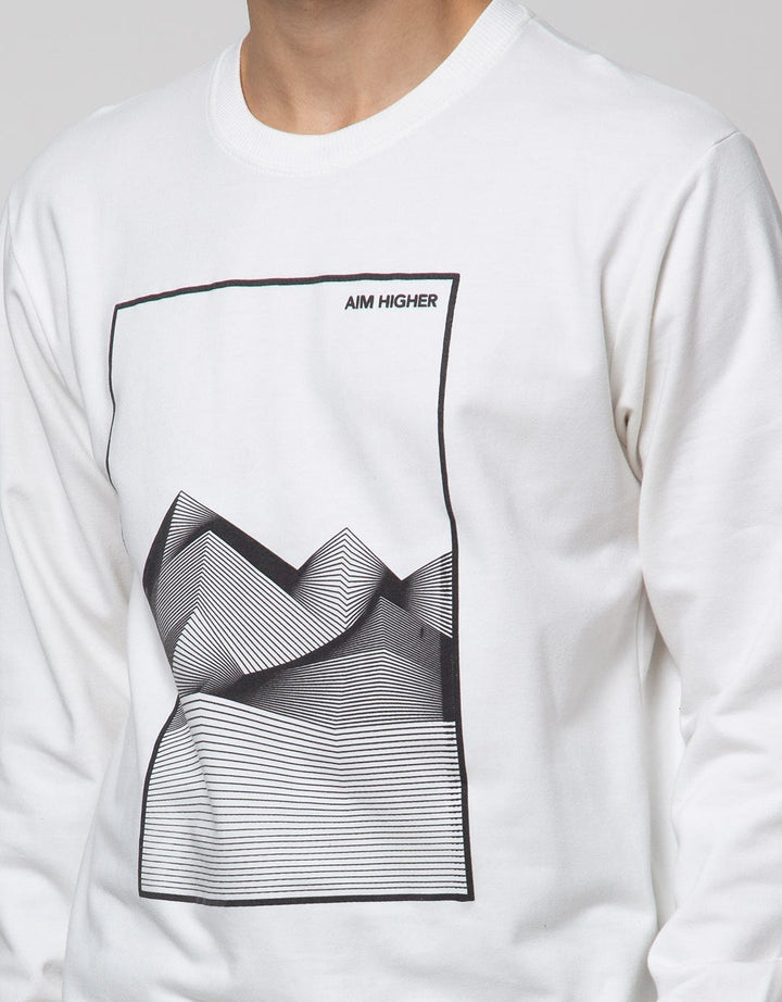Details Long Sleeve T-Shirt Mountain In Frame