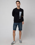Details Long Sleeve T-Shirt Print Flocking