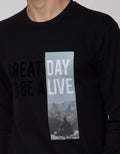 Details Long Sleeve T-Shirt Print Flocking