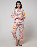 Nevada Long Sleeve Pyjama Pants Blush Floral