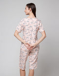 Nevada Panda Print Capri Piyama Wanita