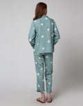 Nevada Long Sleeve Pajama Pants Oval Spiral Spot