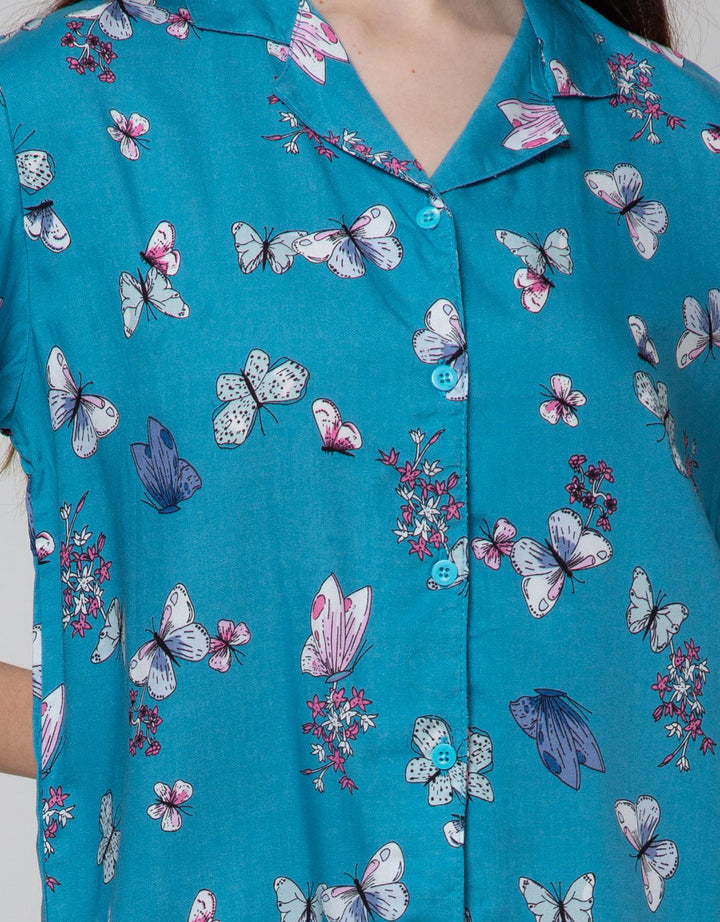 St. Yves Short Sleeve Pyjama Pants Ledidoptera