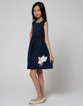 Kidz Too Angel And Star Midi Dress for Girls