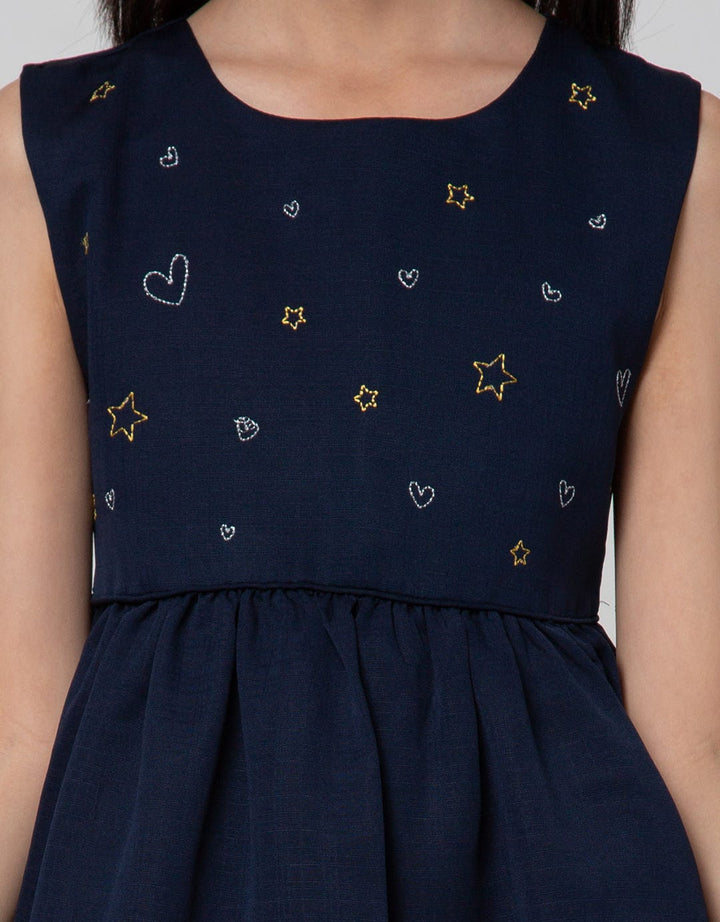 Kidz Too Angel And Star Midi Dress for Girls