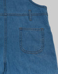 Little M Overall Dress Denim Print Bunny Girls 