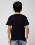 Character T-Shirt Batman Tulisan Tengah Half