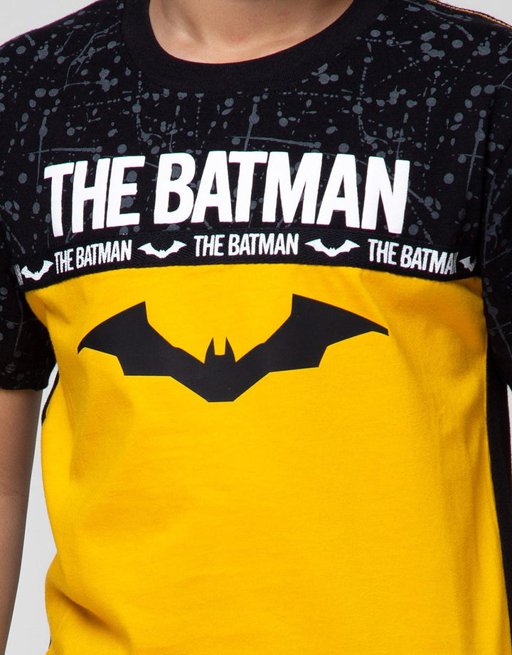 Character T-Shirt Batman Tulisan Tengah Half